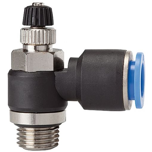 Povratno-dušilni ventil H-Plus serija BS, z zunanjim navojem in dušenjem dovajanja | Vtični priključki