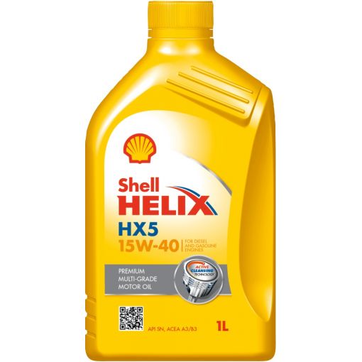 Motorno olje Shell Helix HX5 15W-40 | Motorna olja za osebna vozila