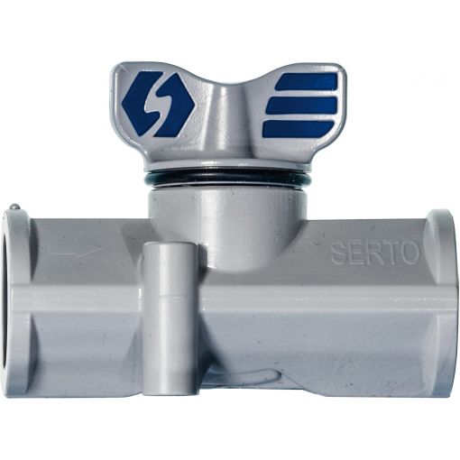 Zaporni ventil SERTO z notranjim navojem/notranjim navojem za cevni priključek, PA | Kroglični ventili