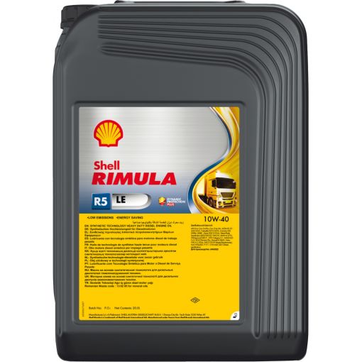 Motorno olje Shell Rimula R5 LE 10W-40 | Motorna olja za tovorna vozila