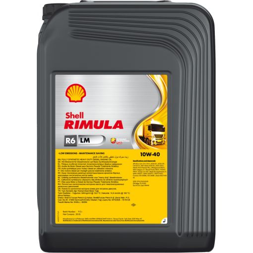 Motorno olje Shell Rimula R6 LM 10W-40 | Motorna olja za tovorna vozila